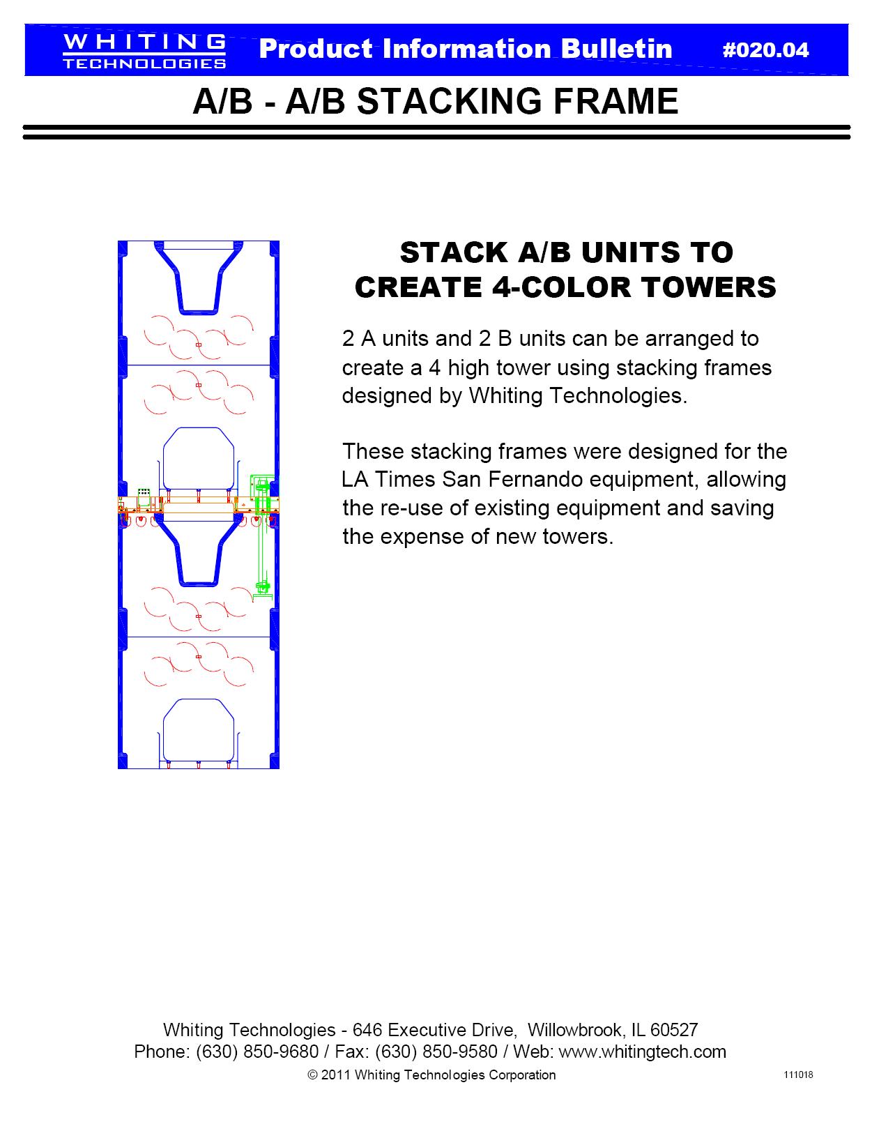 A/B A/B Stacking Frame